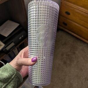 Starbucks Summer 2023 Tumblr Puffy Gradient Pink Orange And Blue 24 Oz CooCu